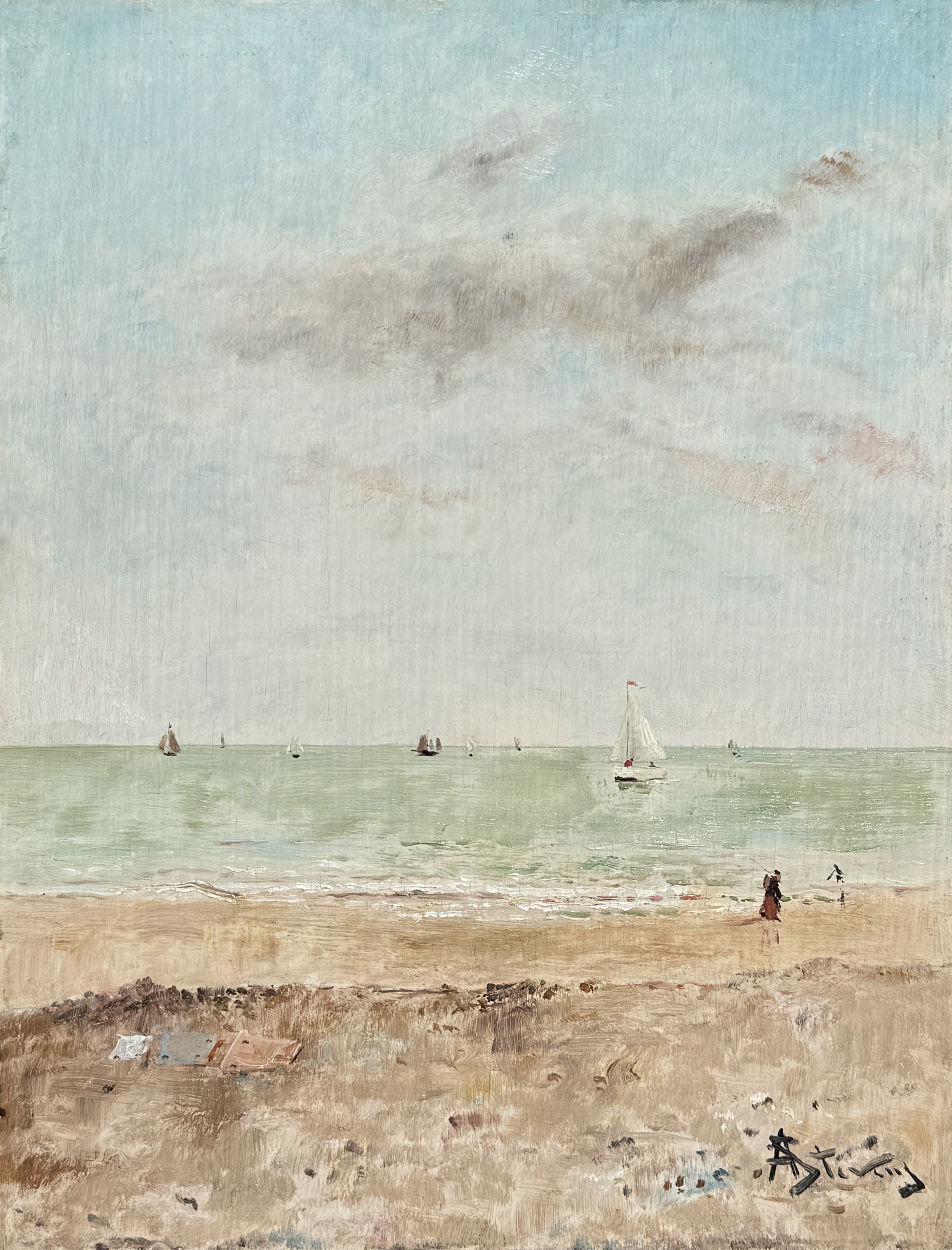 La plage près de Dieppe